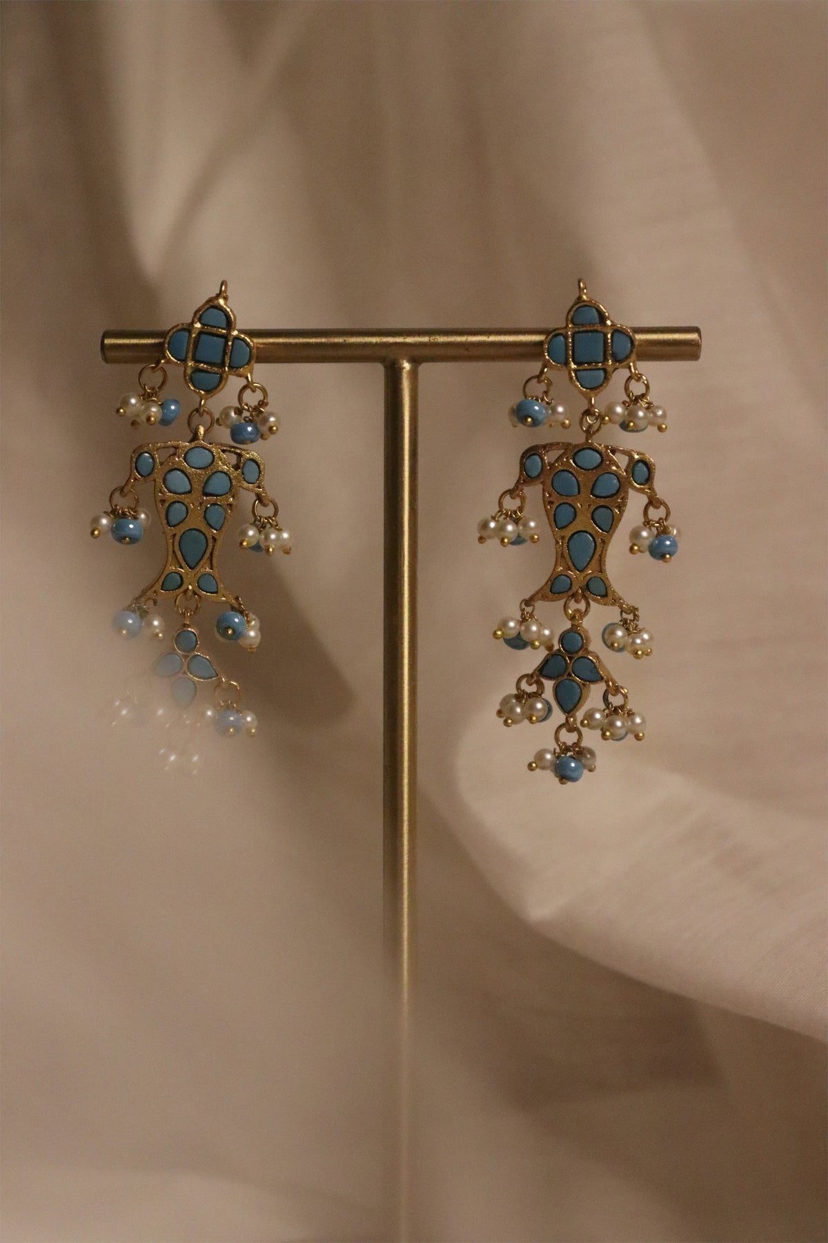 Neel Machli Earrings
