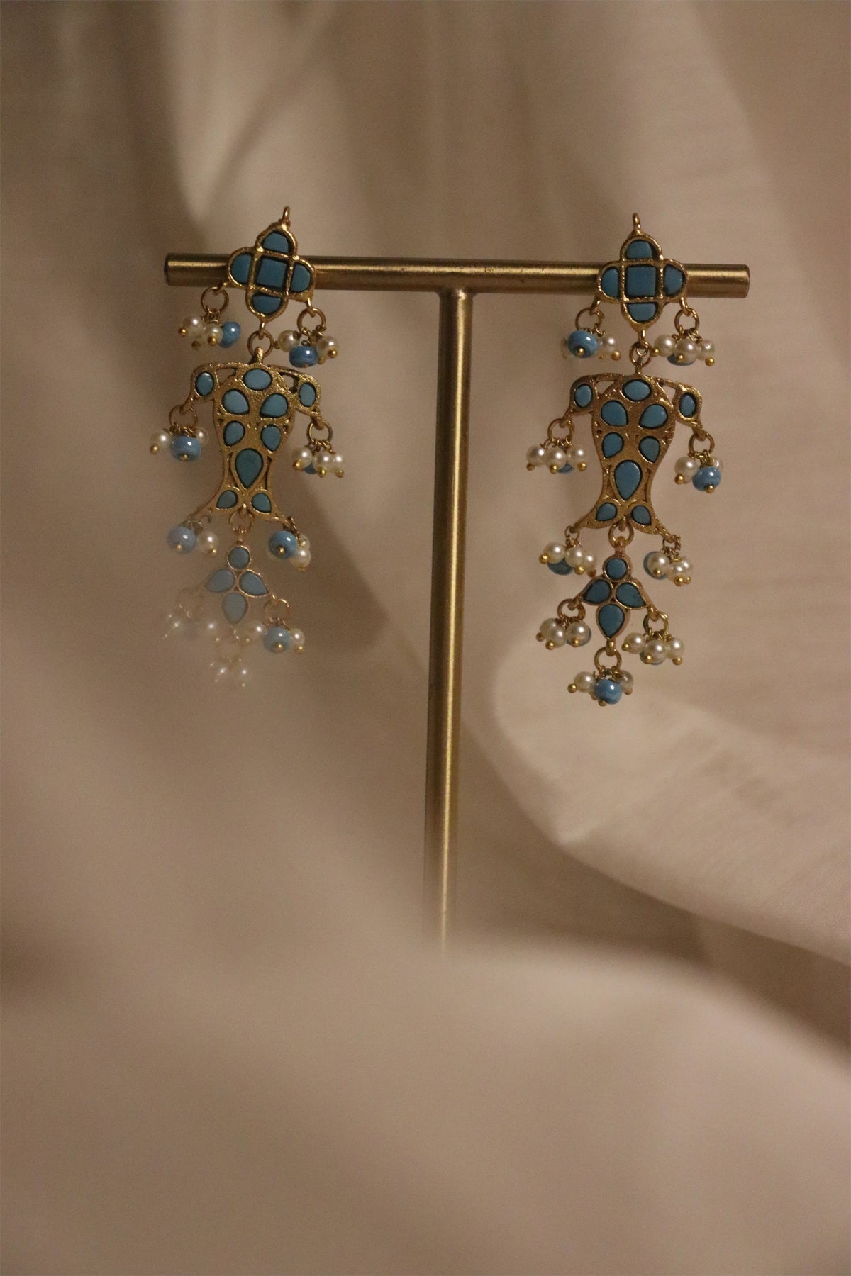 Neel Machli Earrings