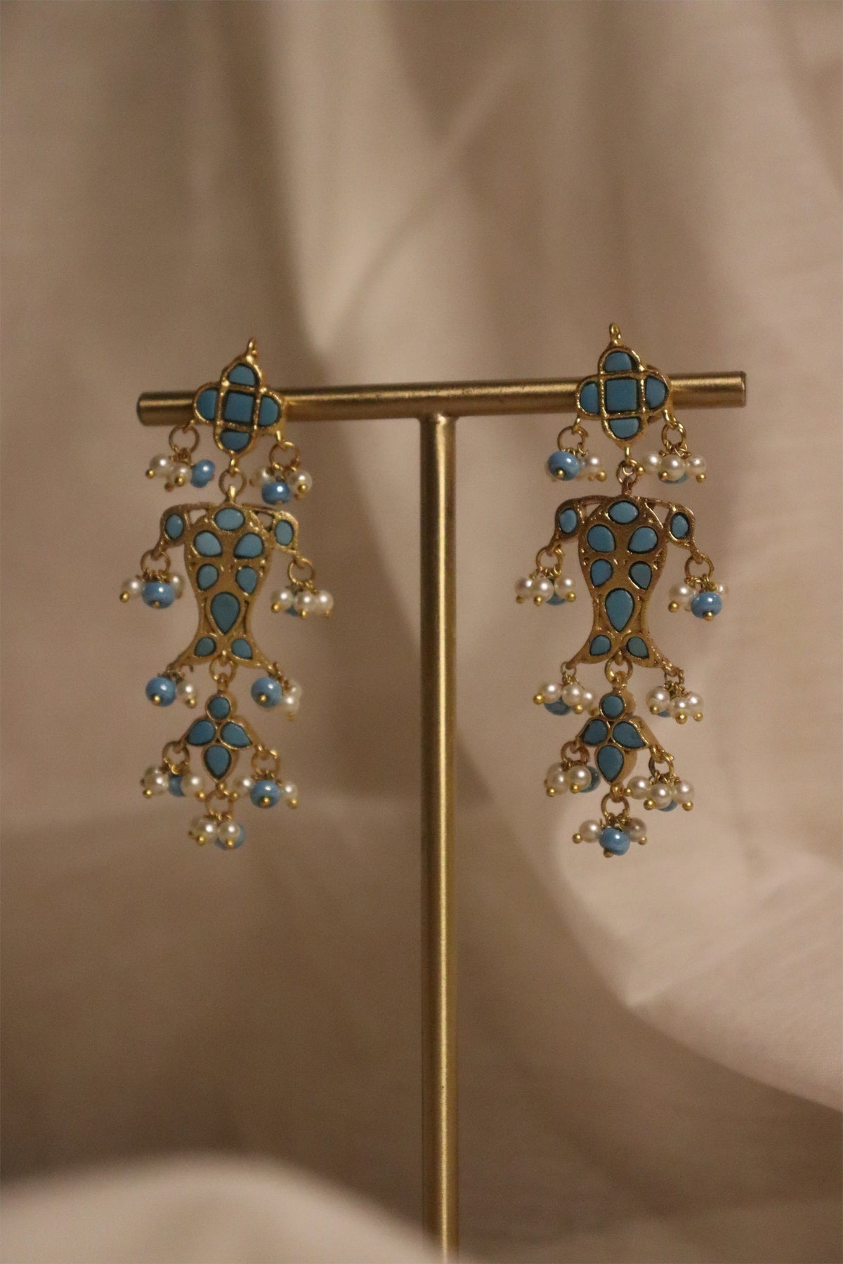 Neel Machli Earrings