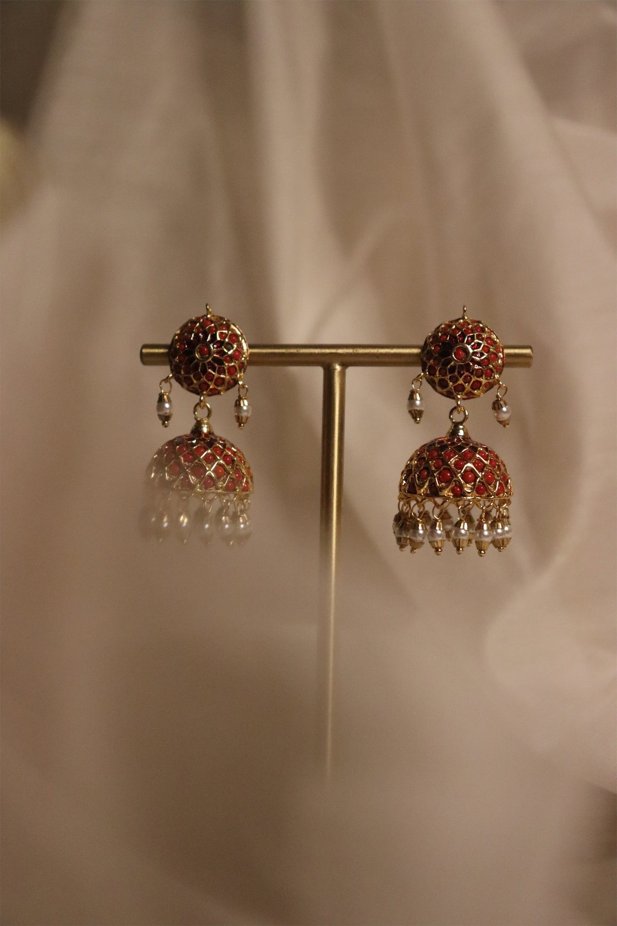 Moonga Jhumkis