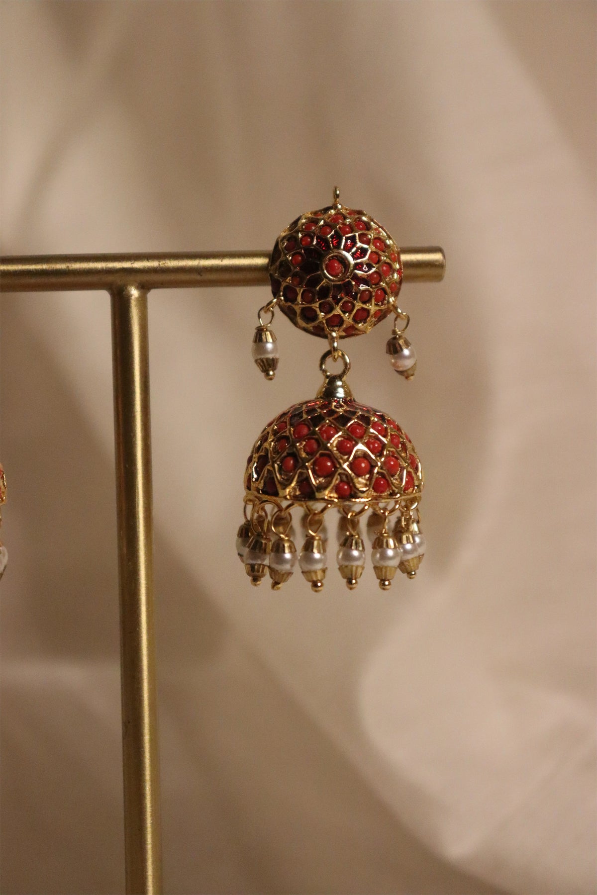Moonga Jhumkis
