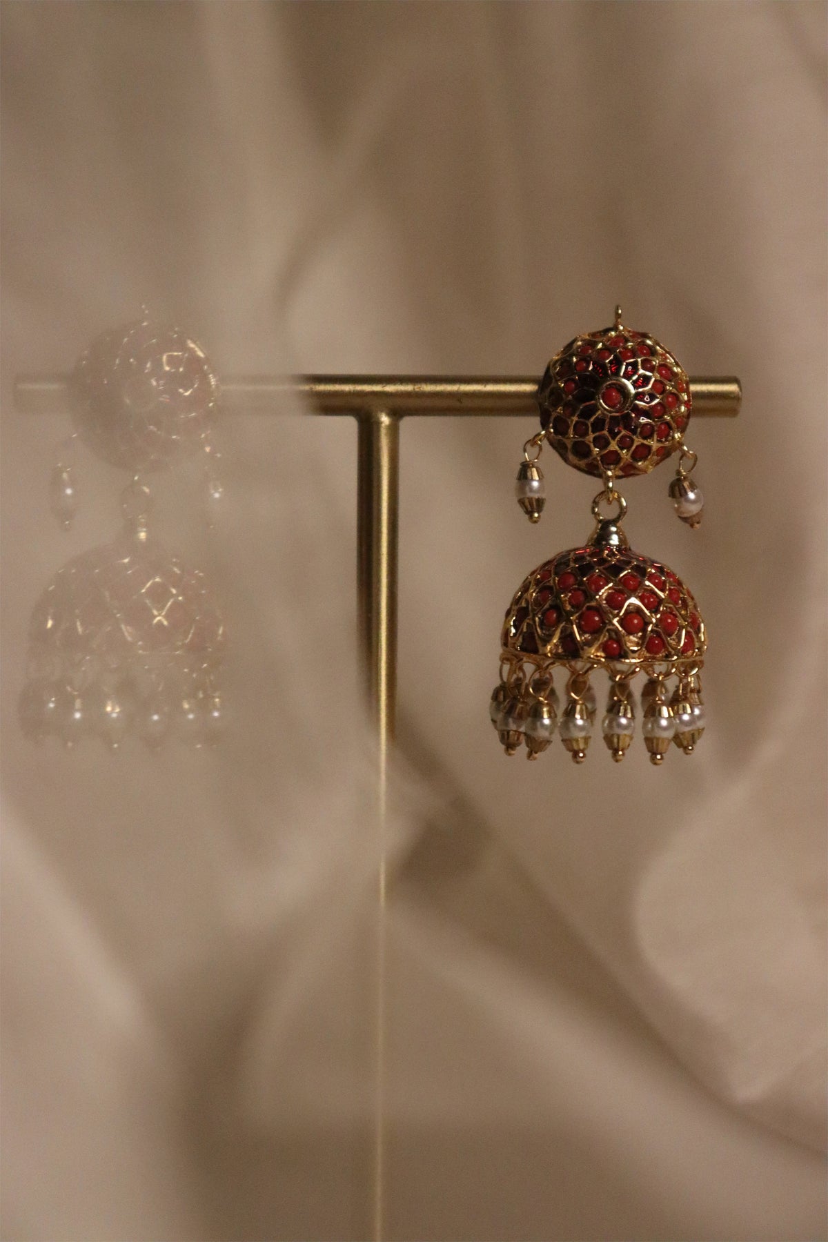 Moonga Jhumkis