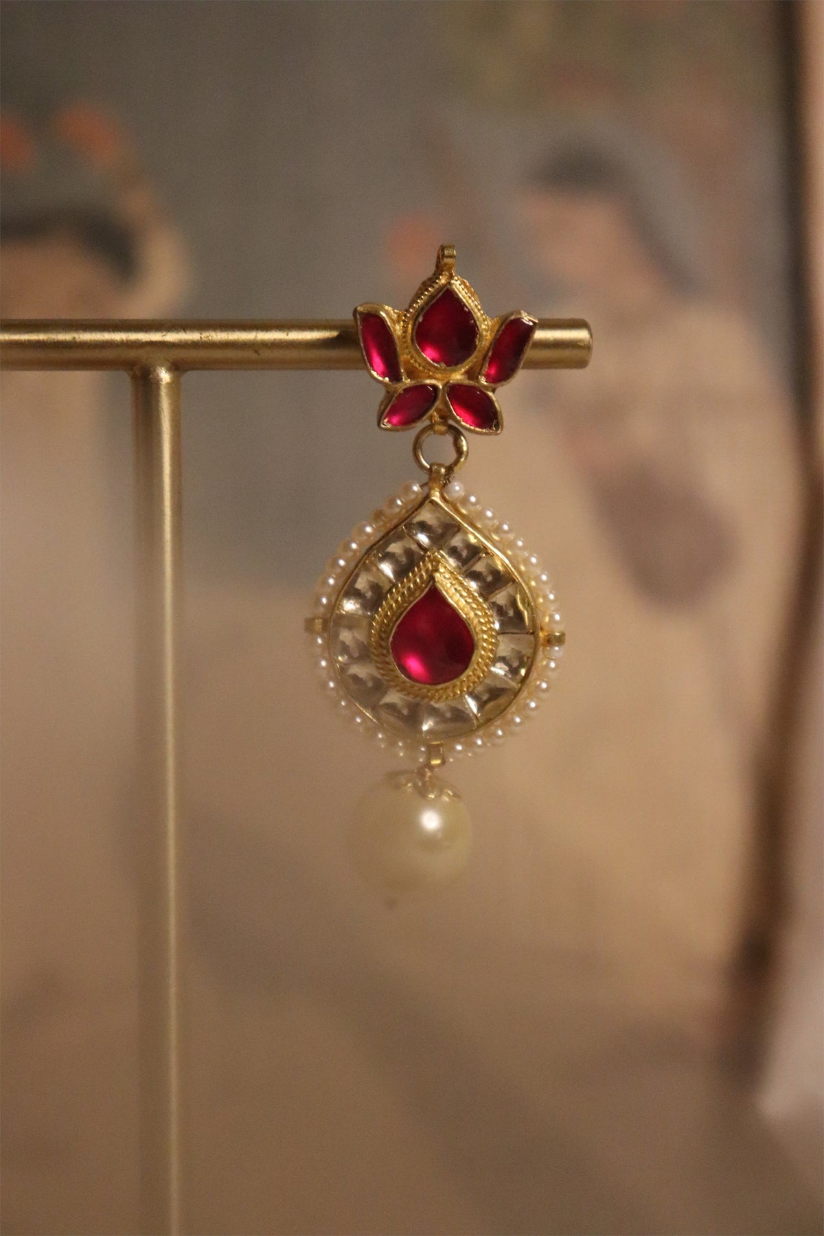 Surkh Earrings