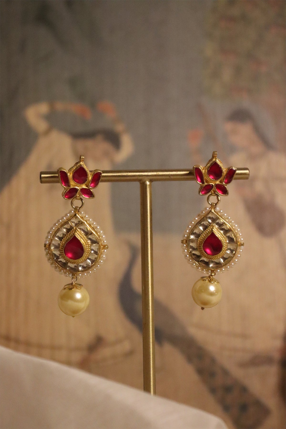 Surkh Earrings