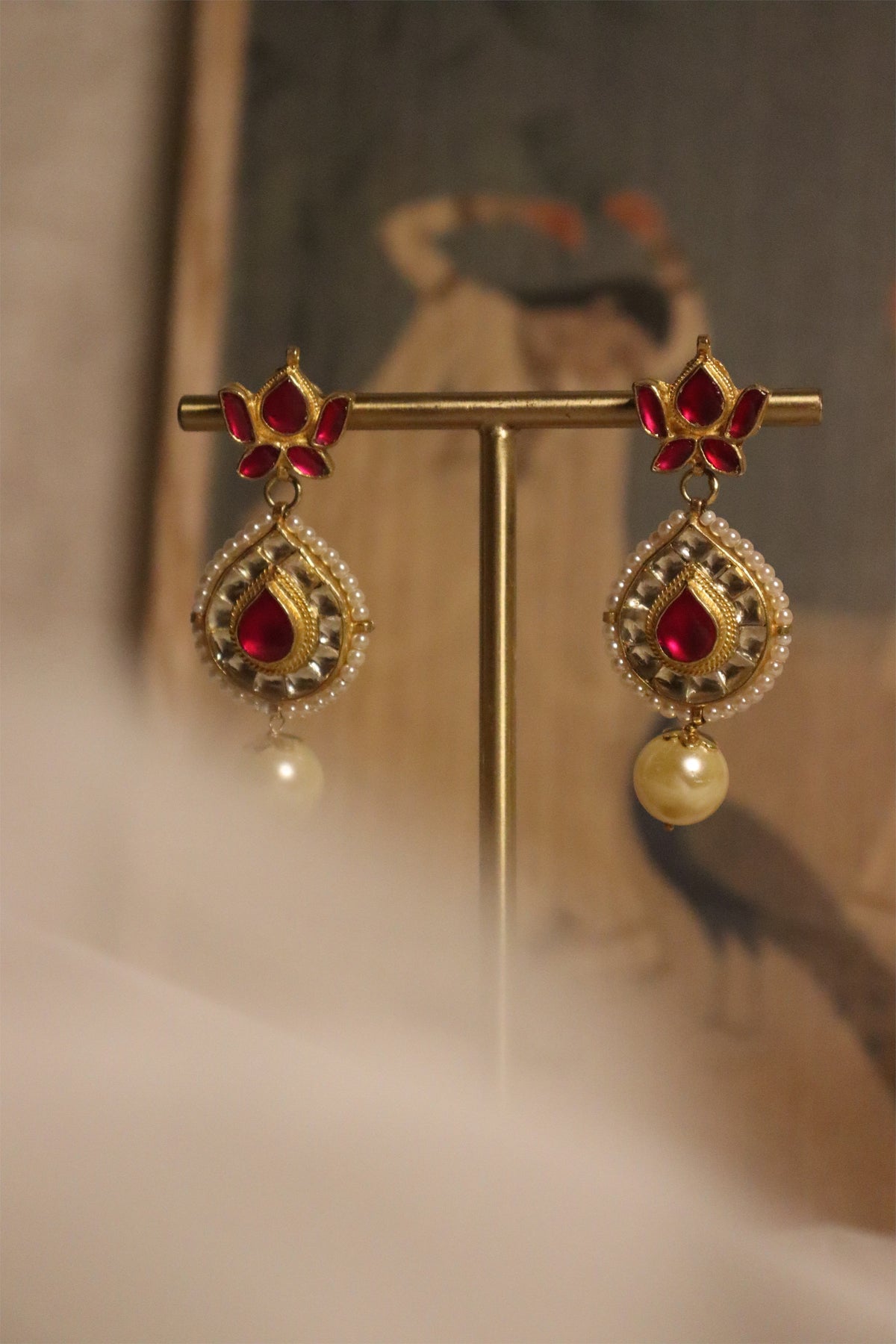 Surkh Earrings