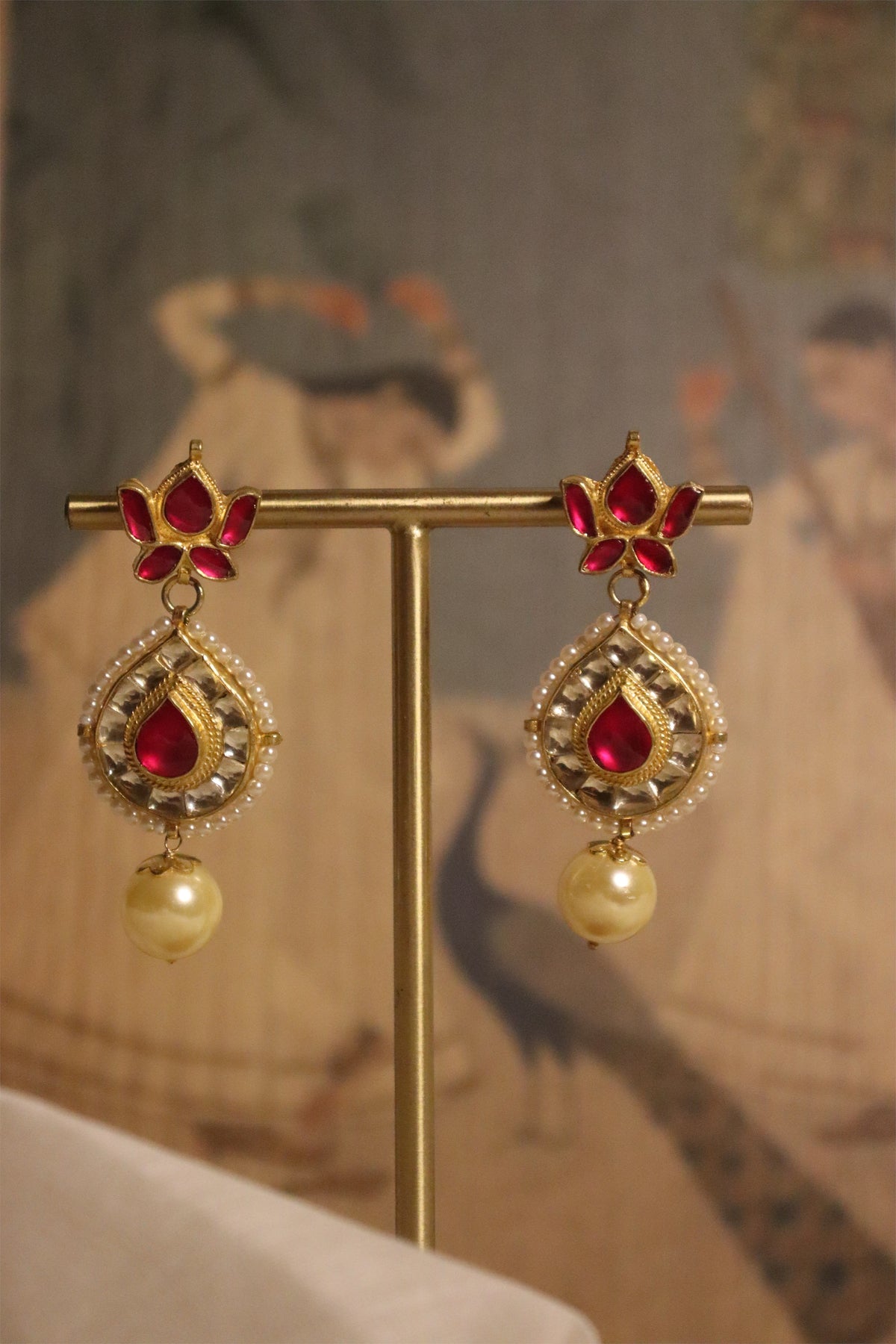 Surkh Earrings